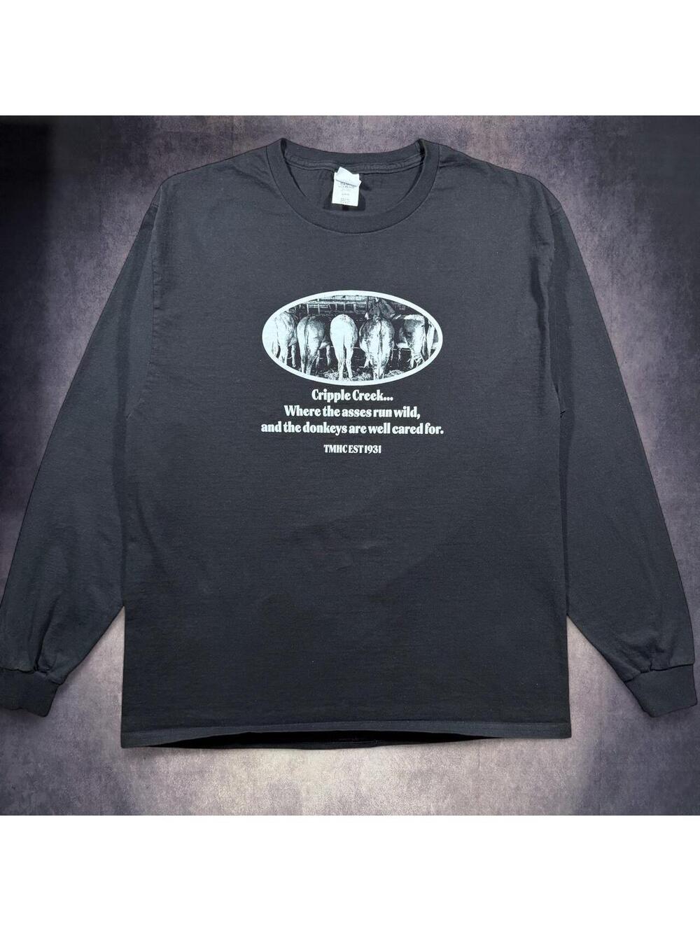 1990s Cripple Creek Colorado Long Sleeve T-Shirt